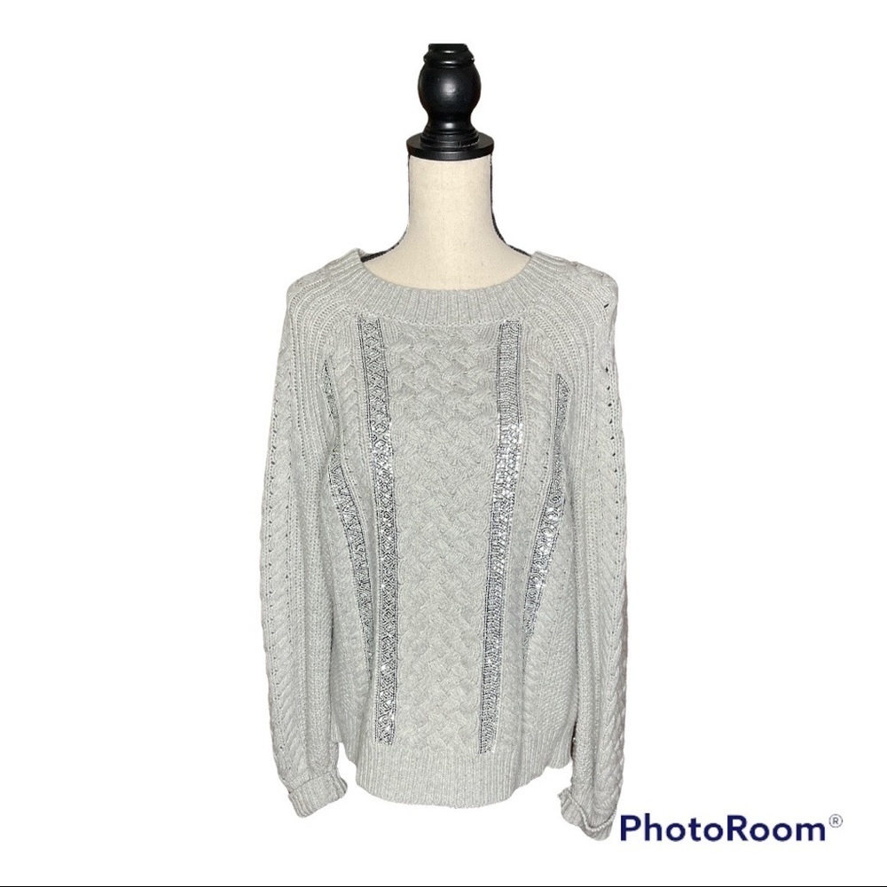 J Crew merino‎ wool blend sweater size M